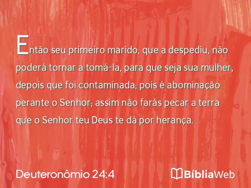 Deuteronômio 24:4 em imagem para compartilhar