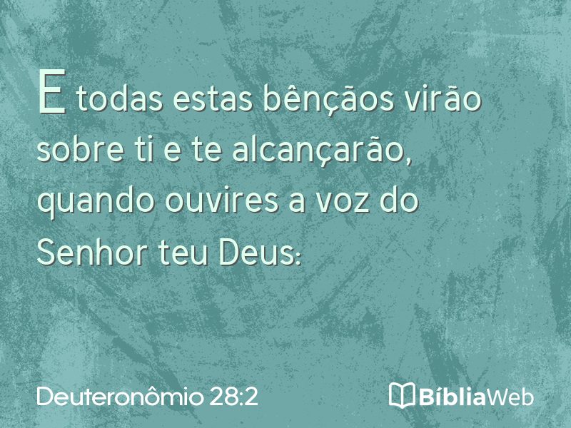 Deuteronômio 28:2 em imagem para compartilhar