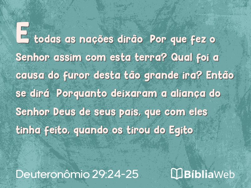 Deuteronômio 29:24-25 em imagem para compartilhar