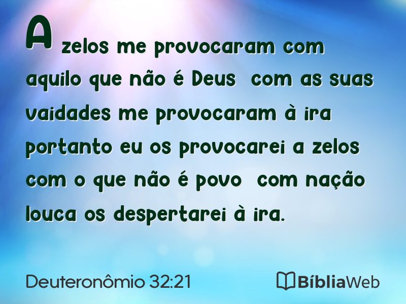 Deuteronômio 32:21 em imagem para compartilhar