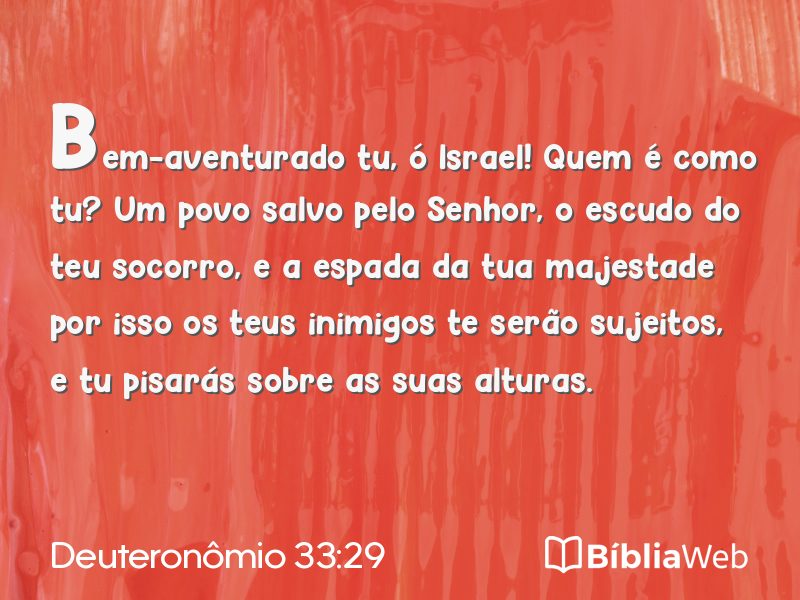 Deuteronômio 33:29 em imagem para compartilhar