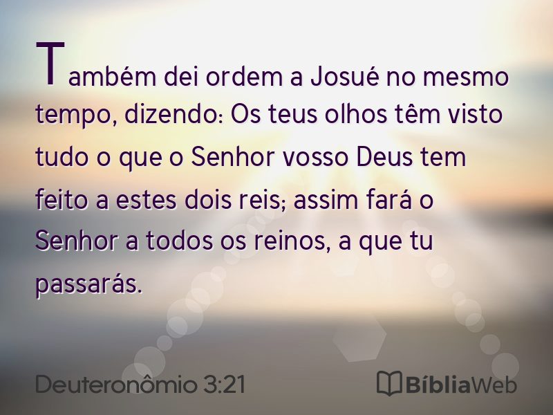 Deuteronômio 3:21 em imagem para compartilhar