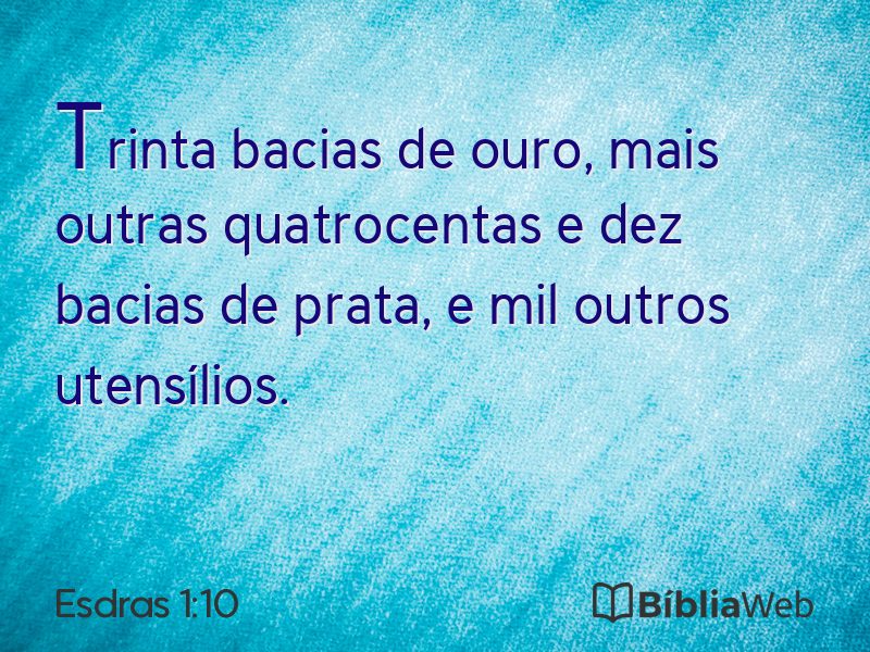 Esdras 1:10 em imagem para compartilhar