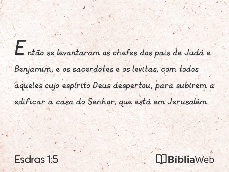 Esdras 1:5 em imagem para compartilhar