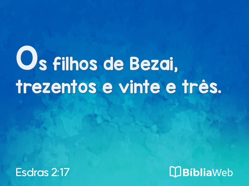 Esdras 2:17 em imagem para compartilhar