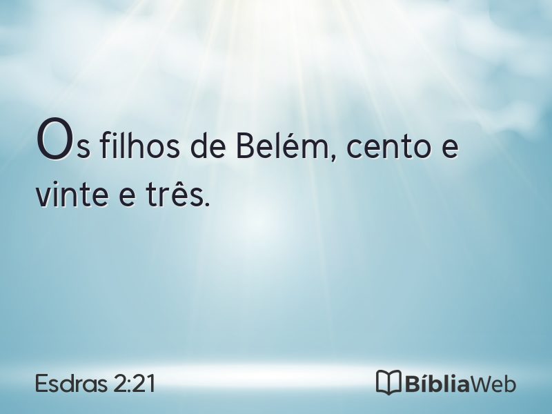 Esdras 2:21 em imagem para compartilhar