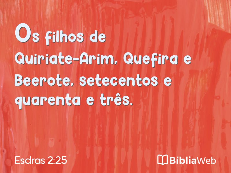Esdras 2:25 em imagem para compartilhar