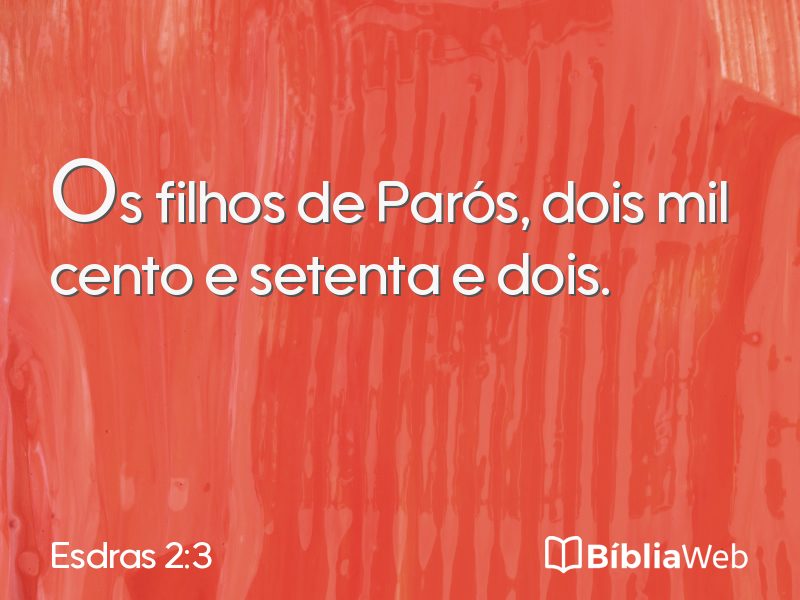 Esdras 2:3 em imagem para compartilhar