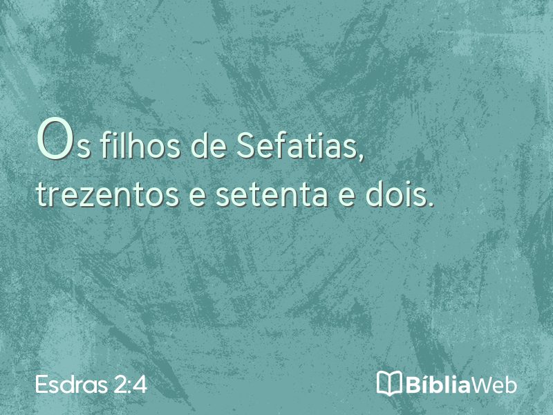Esdras 2:4 em imagem para compartilhar
