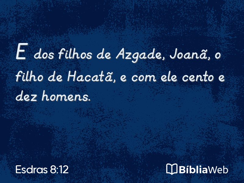 Esdras 8:12 em imagem para compartilhar