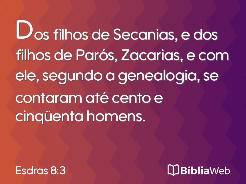 Esdras 8:3 em imagem para compartilhar