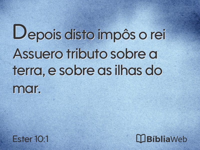 Ester 10:1 em imagem para compartilhar
