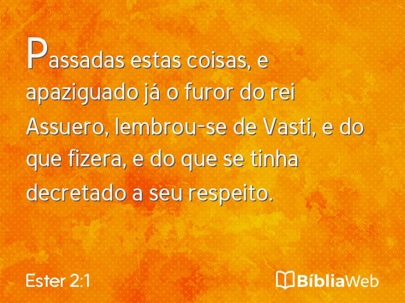 Ester 2:1 em imagem para compartilhar