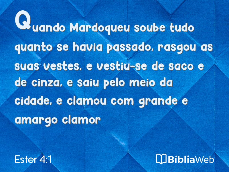 Ester 4:1 em imagem para compartilhar
