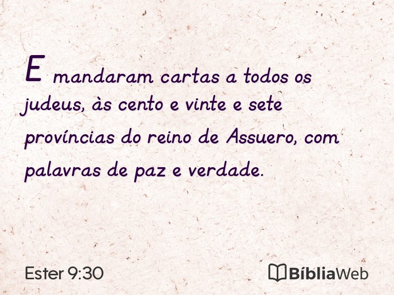 Ester 9:30 em imagem para compartilhar