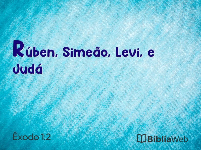 Êxodo 1:2 em imagem para compartilhar