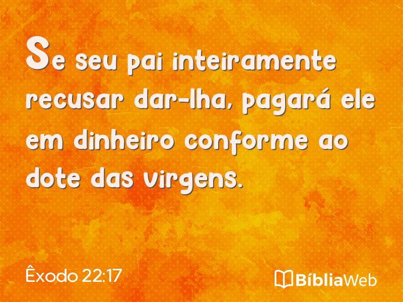 Êxodo 22:17 em imagem para compartilhar