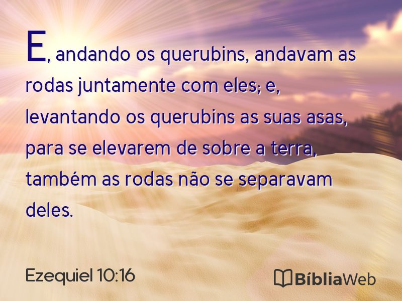 Ezequiel 10:16 em imagem para compartilhar