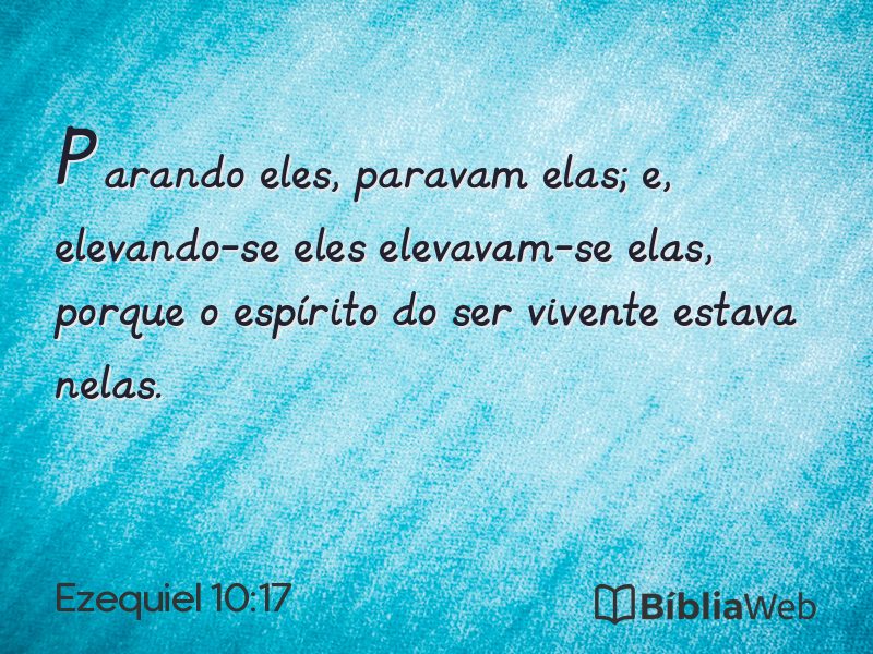 Ezequiel 10:17 em imagem para compartilhar