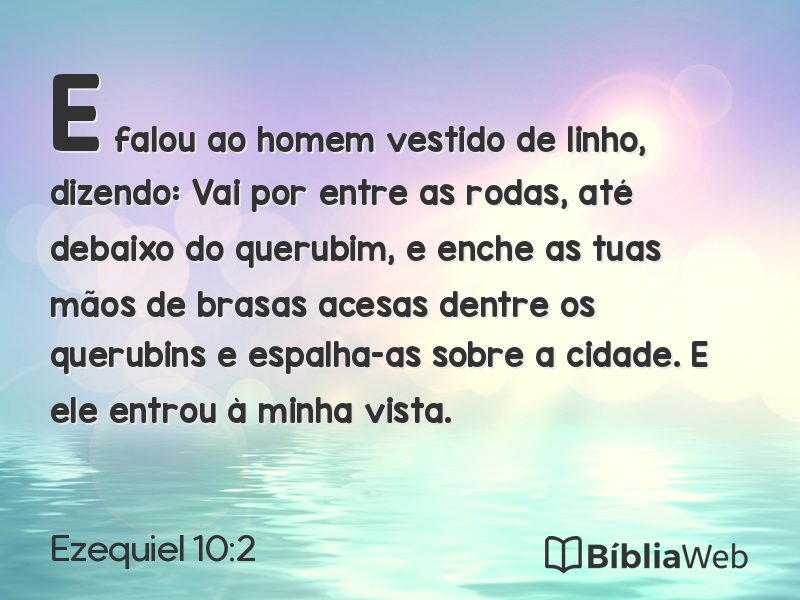 Ezequiel 10:2 em imagem para compartilhar