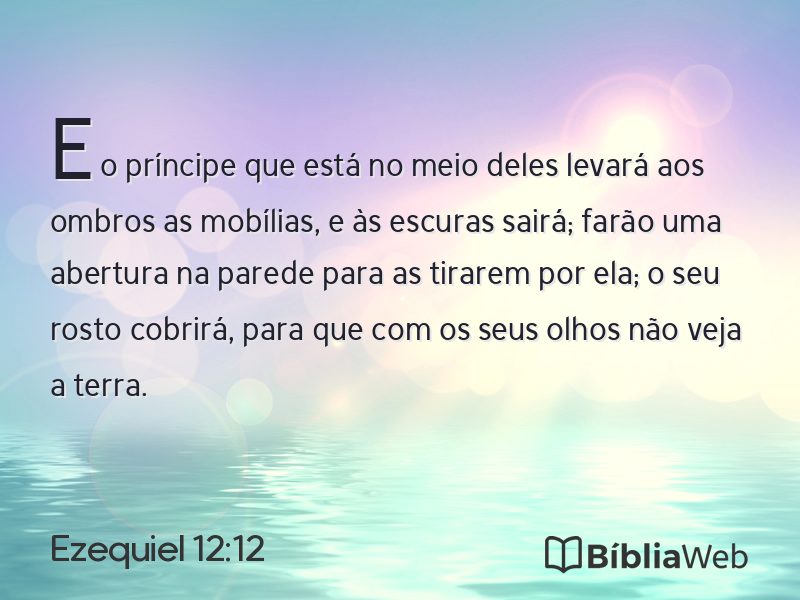 Ezequiel 12:12 em imagem para compartilhar
