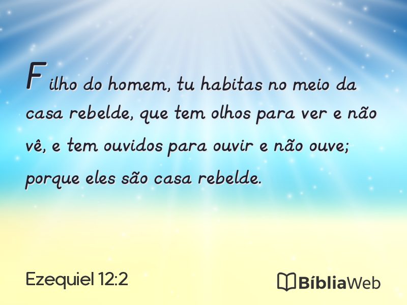 Ezequiel 12:2 em imagem para compartilhar