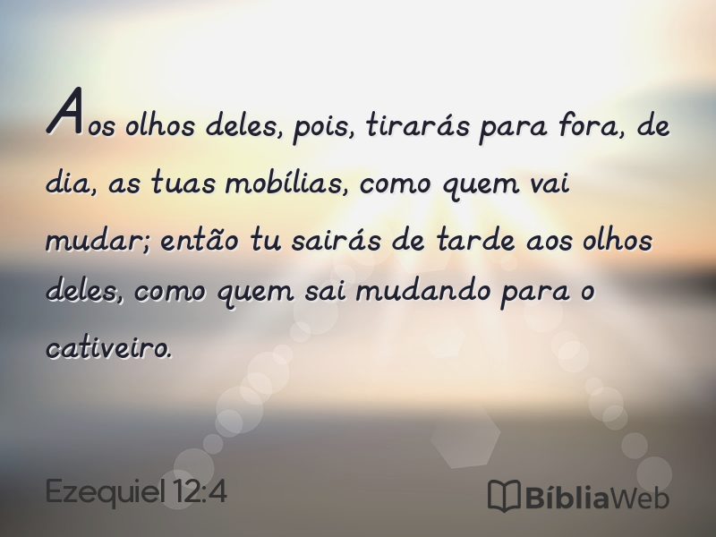 Ezequiel 12:4 em imagem para compartilhar