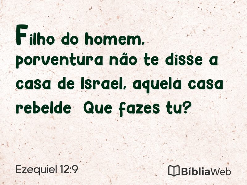Ezequiel 12:9 em imagem para compartilhar