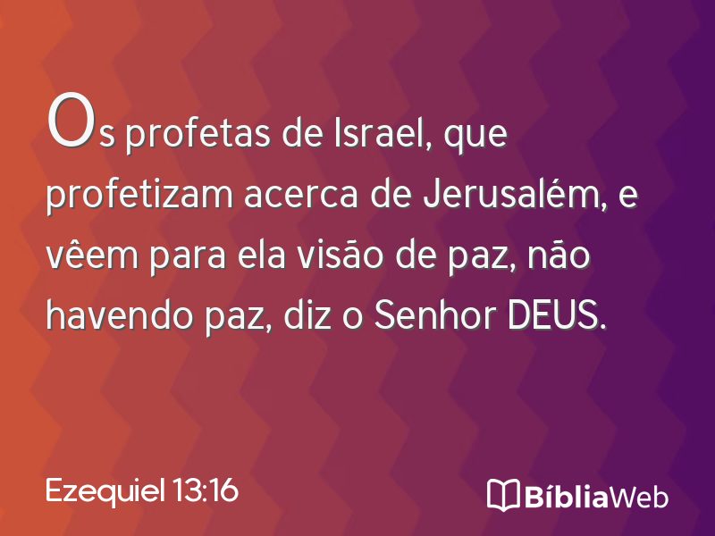 Ezequiel 13:16 em imagem para compartilhar