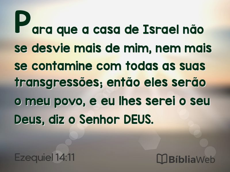 Ezequiel 14:11 em imagem para compartilhar