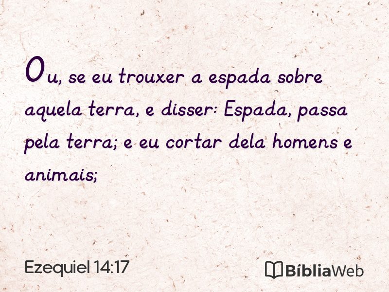 Ezequiel 14:17 em imagem para compartilhar