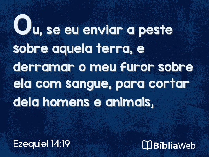 Ezequiel 14:19 em imagem para compartilhar