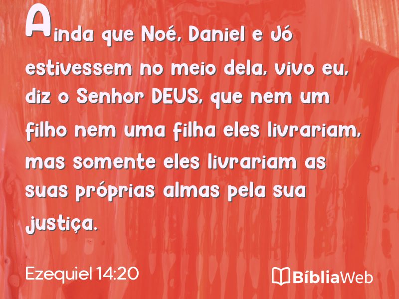 Ezequiel 14:20 em imagem para compartilhar