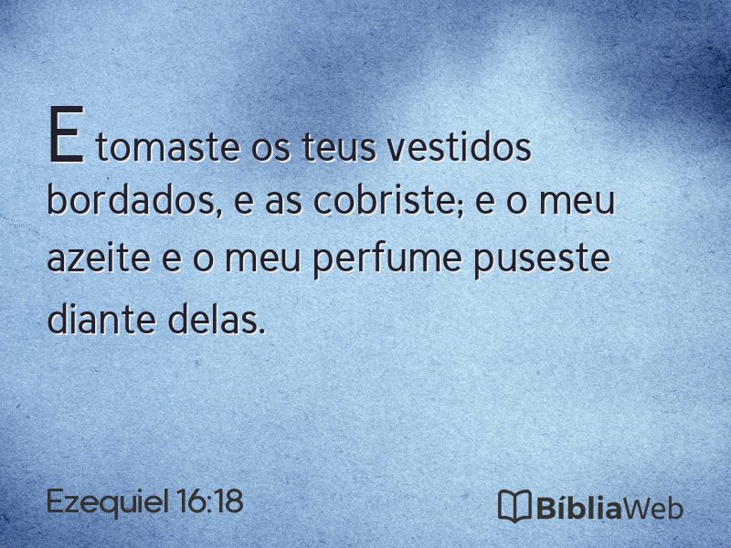 Ezequiel 16:18 em imagem para compartilhar