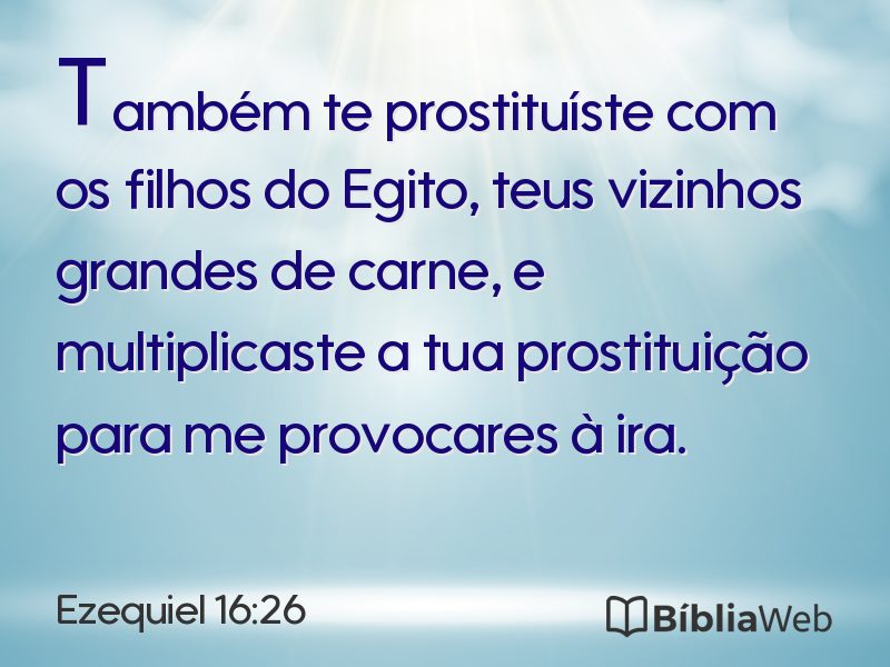 Ezequiel 16:26 em imagem para compartilhar