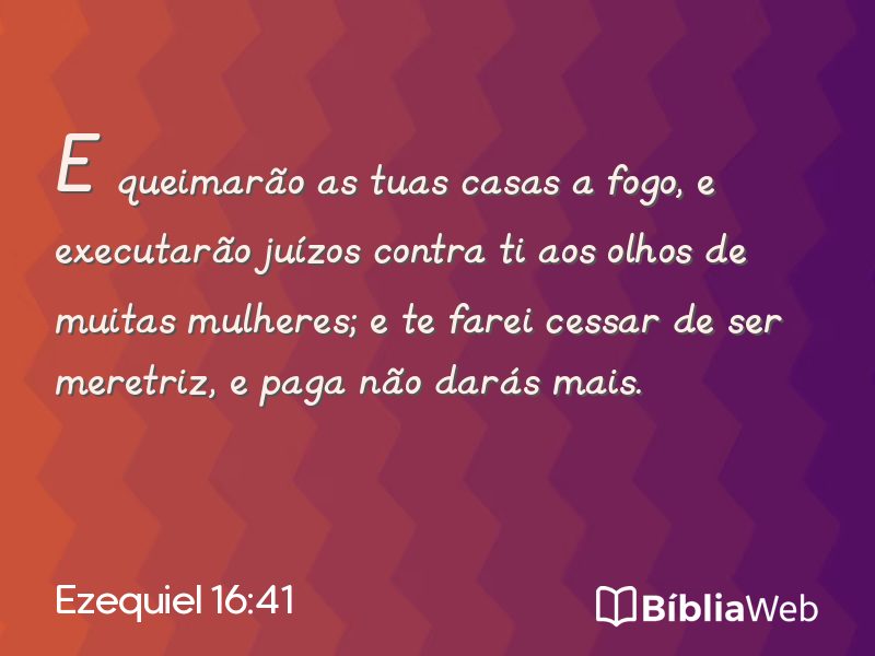 Ezequiel 16:41 em imagem para compartilhar
