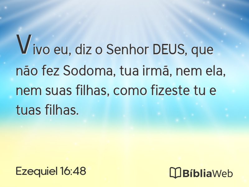 Ezequiel 16:48 em imagem para compartilhar