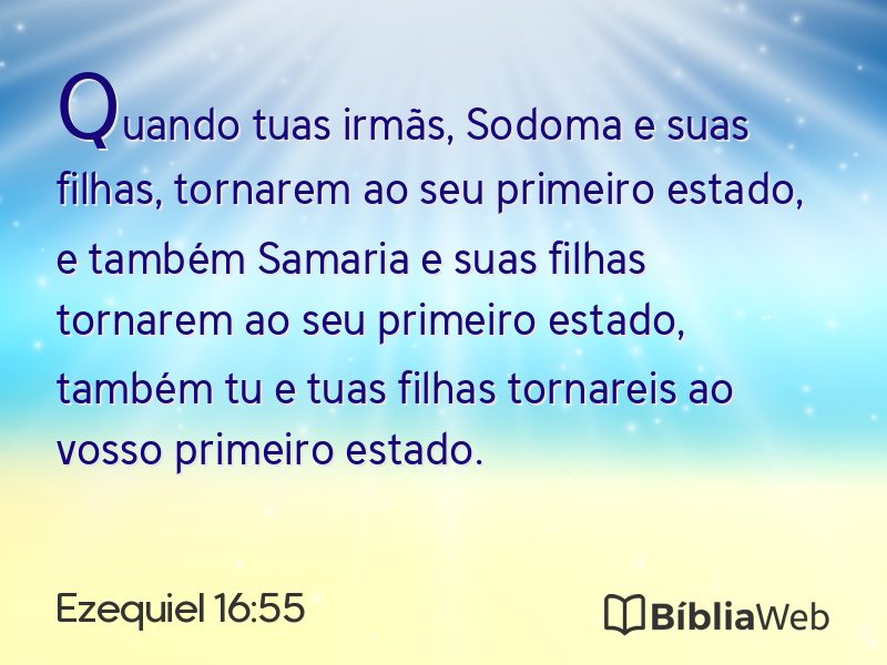 Ezequiel 16:55 em imagem para compartilhar