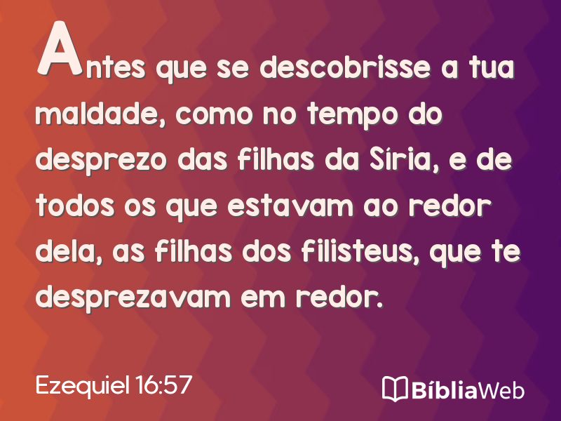 Ezequiel 16:57 em imagem para compartilhar