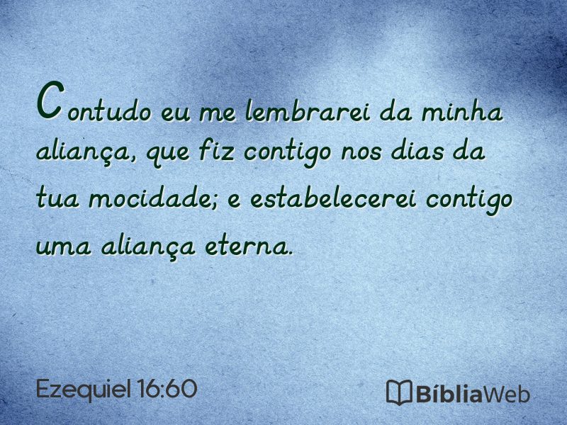 Ezequiel 16:60 em imagem para compartilhar