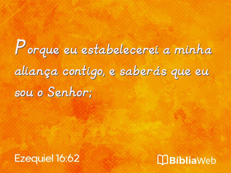 Ezequiel 16:62 em imagem para compartilhar