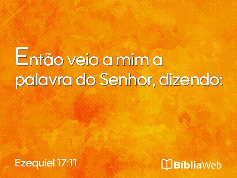Ezequiel 17:11 em imagem para compartilhar