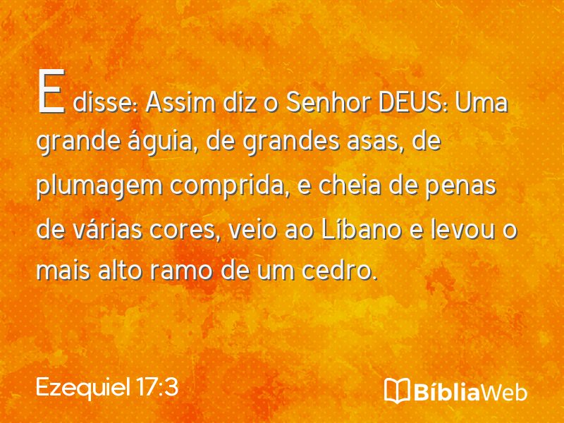 Ezequiel 17:3 em imagem para compartilhar