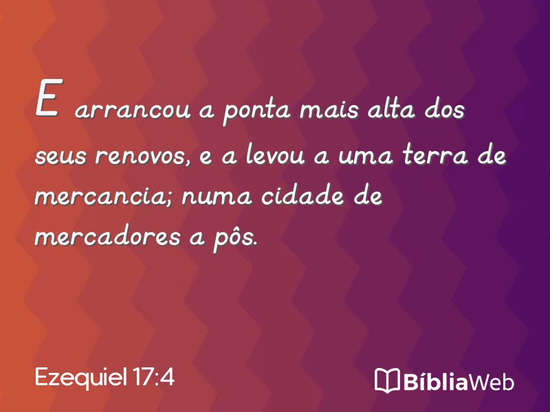 Ezequiel 17:4 em imagem para compartilhar