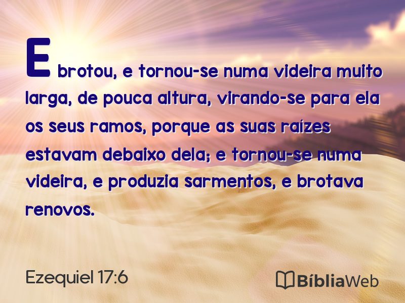 Ezequiel 17:6 em imagem para compartilhar