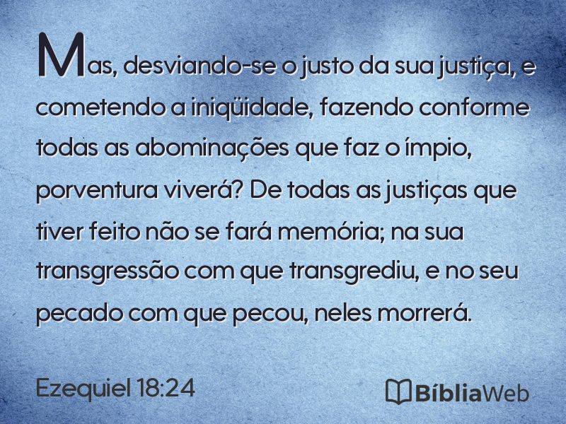 Ezequiel 18:24 em imagem para compartilhar