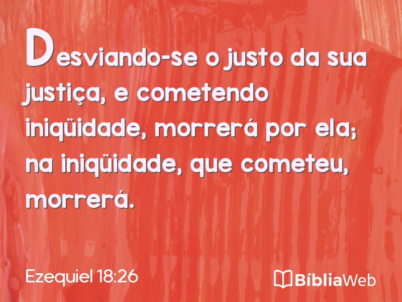 Ezequiel 18:26 em imagem para compartilhar