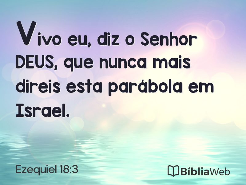 Ezequiel 18:3 em imagem para compartilhar