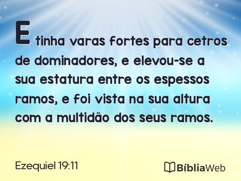 Ezequiel 19:11 em imagem para compartilhar