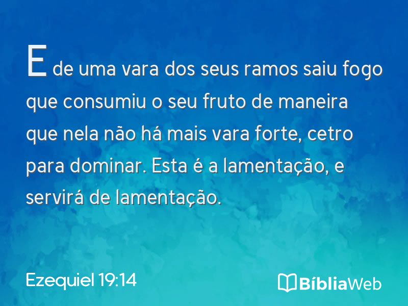 Ezequiel 19:14 em imagem para compartilhar